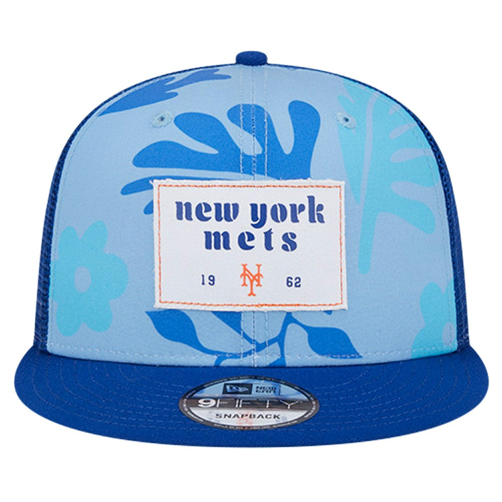 New York Mets New Era Bikini Bottom Trucker 9FIFTY Snapback Hat - Royal - New Era Lifestyle