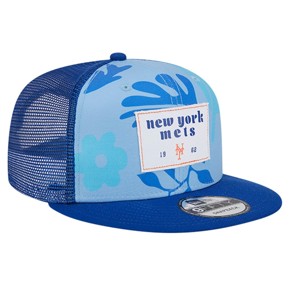 New York Mets New Era Bikini Bottom Trucker 9FIFTY Snapback Hat - Royal - New Era Lifestyle