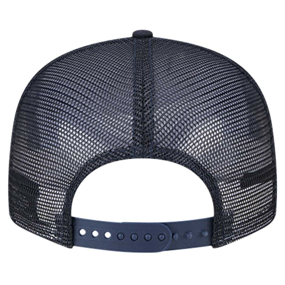 Atlanta Braves New Era Bikini Bottom Trucker 9FIFTY Snapback Hat - Navy - New Era Discount