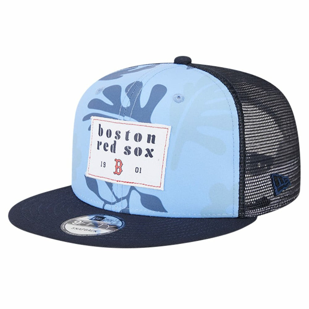 Boston Red Sox New Era Bikini Bottom Trucker 9FIFTY Snapback Hat - Navy - New Era Sale