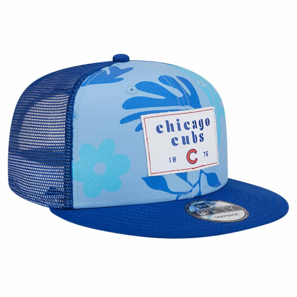 Chicago Cubs New Era Bikini Bottom Trucker 9FIFTY Snapback Hat - Royal - New Era on Sale