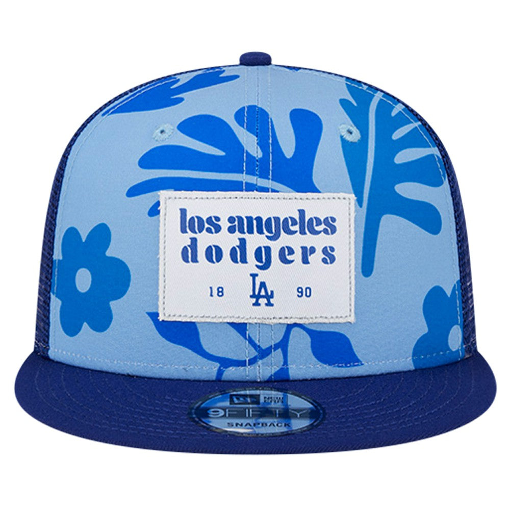 Los Angeles Dodgers New Era Bikini Bottom Trucker 9FIFTY Snapback Hat - Royal - New Era Online