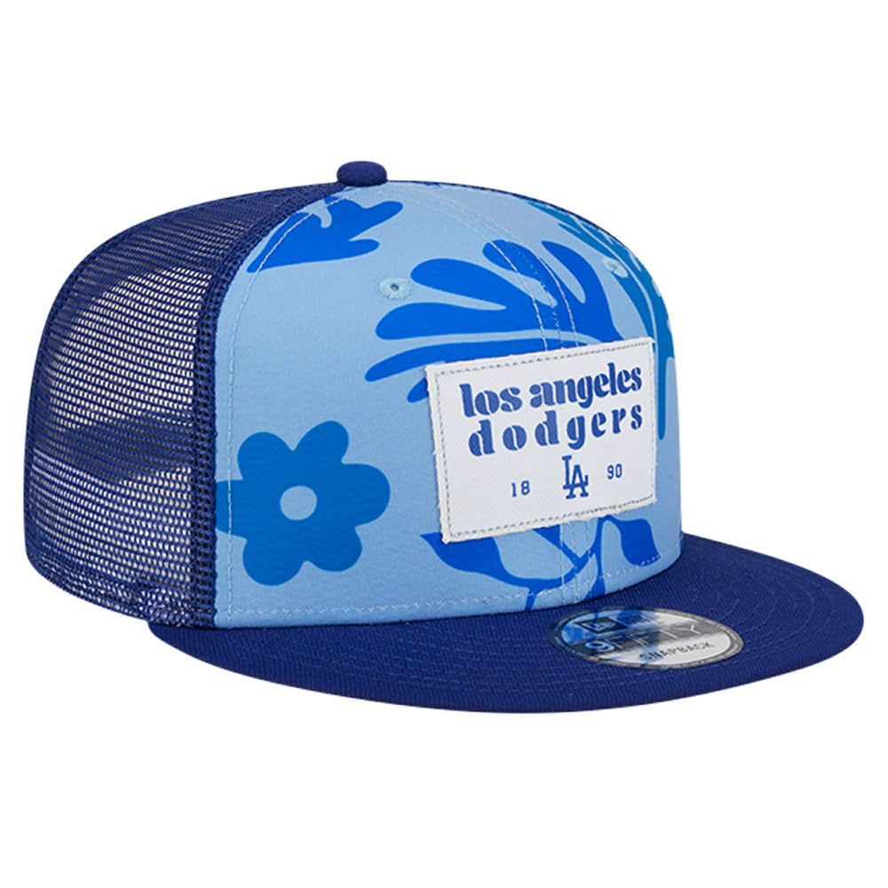 Los Angeles Dodgers New Era Bikini Bottom Trucker 9FIFTY Snapback Hat - Royal - New Era Online