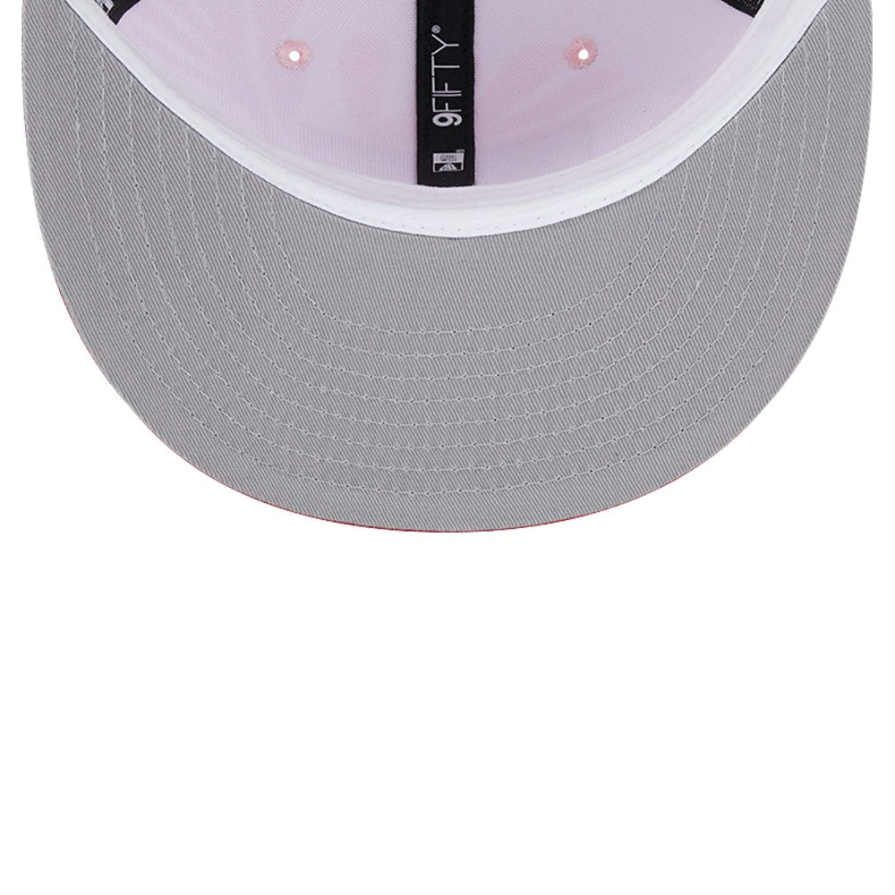 Los Angeles Angels New Era Bikini Bottom Trucker 9FIFTY Snapback Hat - Red - New Era Lifestyle