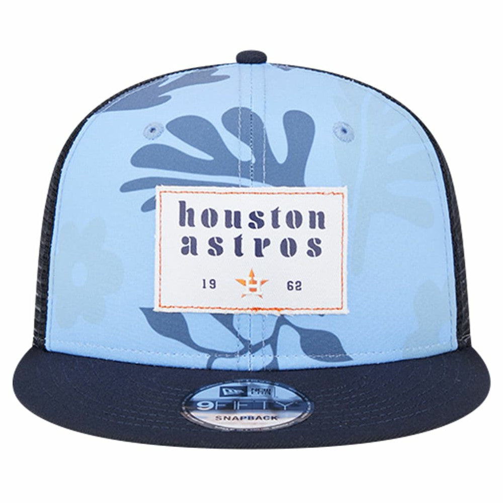 Houston Astros New Era Bikini Bottom Trucker 9FIFTY Snapback Hat - Navy - New Era Online