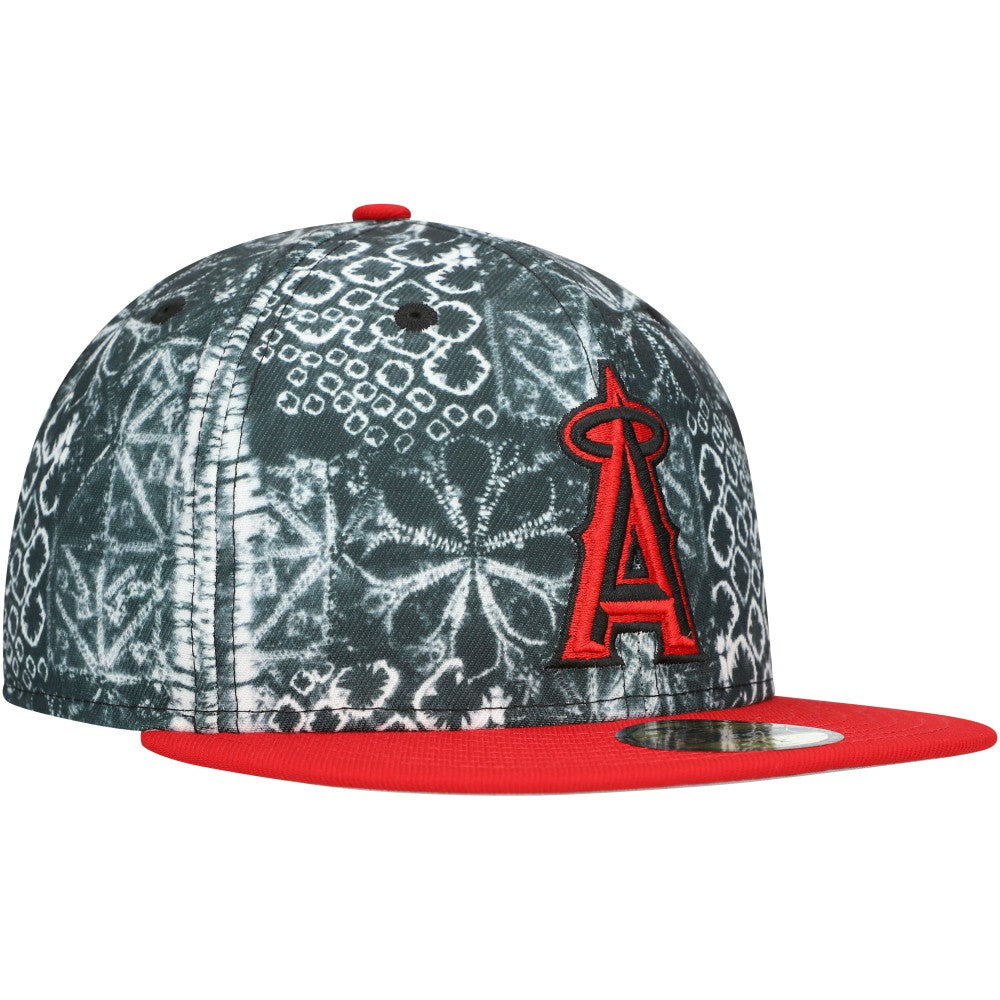 Los Angeles Angels New Era Sands 59FIFTY Fitted Hat - Black - New Era Sale