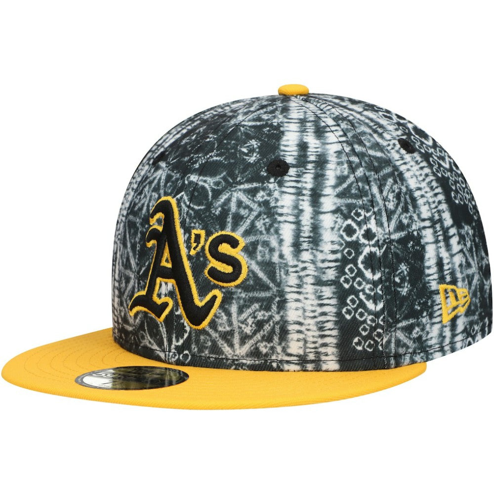 Athletics New Era Sands 59FIFTY Fitted Hat - Black - New Era Lifestyle