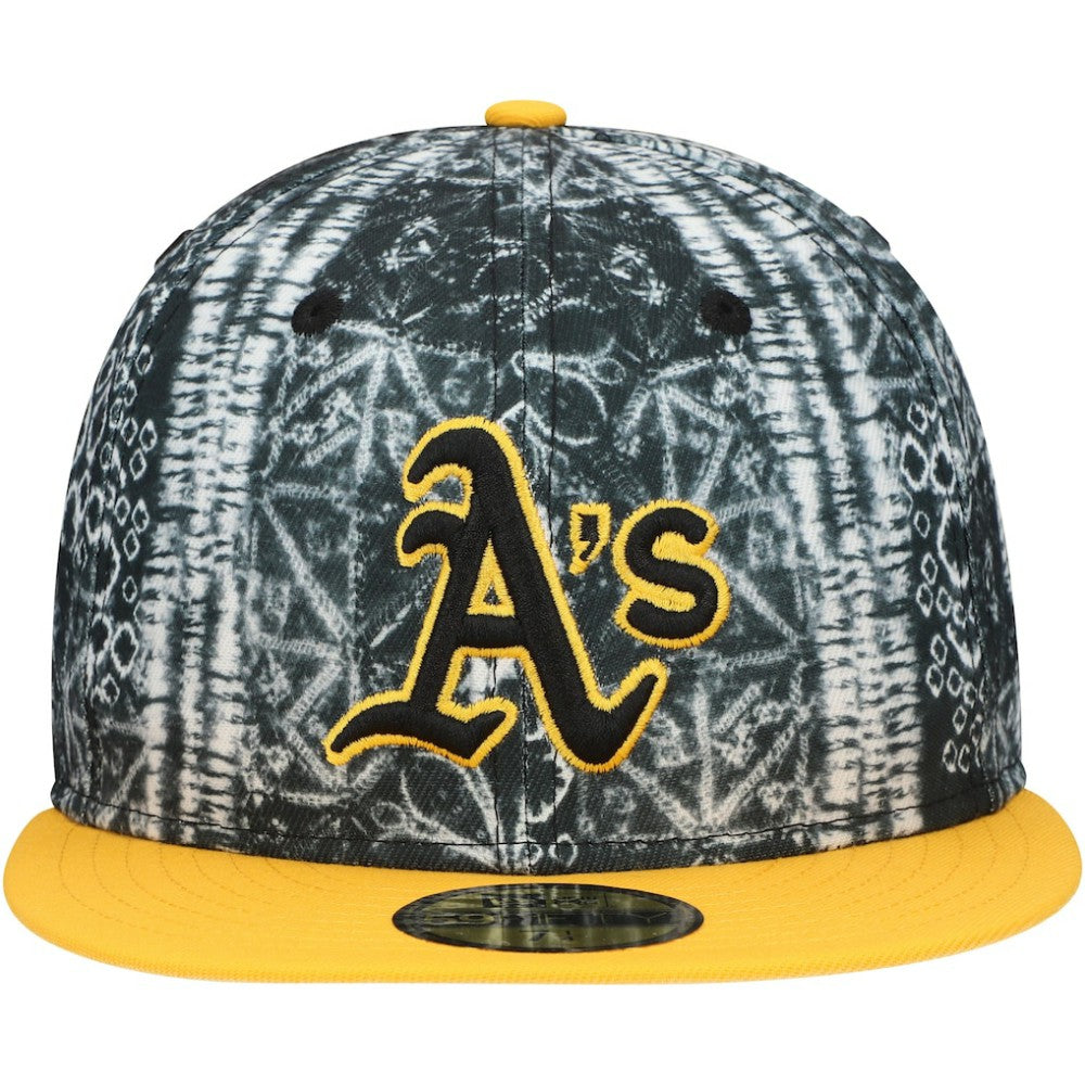 Athletics New Era Sands 59FIFTY Fitted Hat - Black - New Era Lifestyle