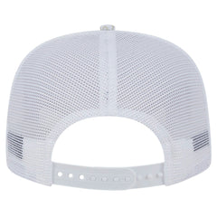 Los Angeles Angels New Era Logo Dunes A-Frame Trucker 9FIFTY Snapback Hat - White - New Era Sale