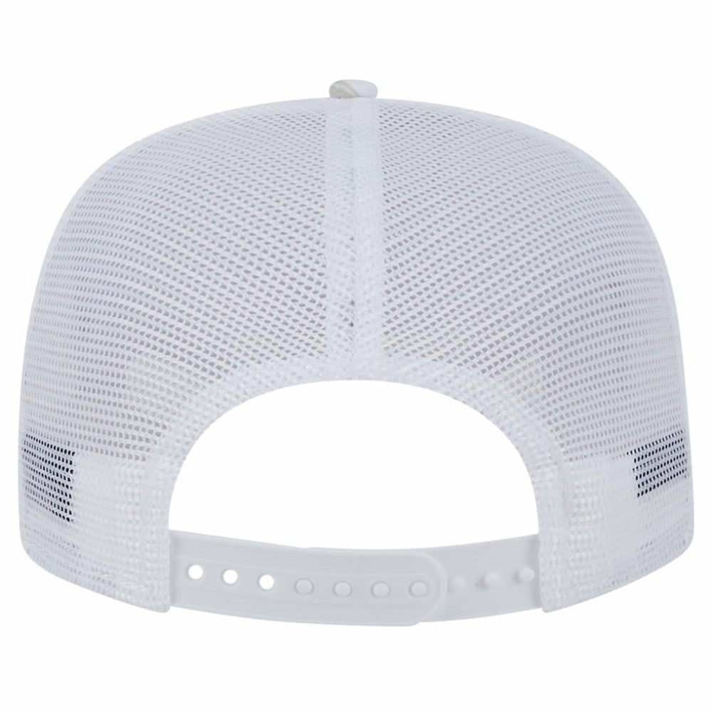 Pittsburgh Pirates New Era Logo Dunes A-Frame Trucker 9FIFTY Snapback Hat - White - New Era on Sale