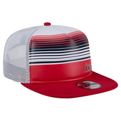 Los Angeles Angels New Era Team Horizon 9FIFTY A-Frame Trucker Snapback Hat - Red - New Era Sale