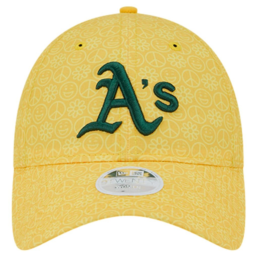 Athletics New Era Women's Don't Worry 9TWENTY Adjustable Hat - Gold - New Era Lifestyle