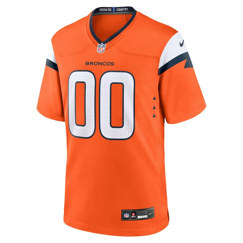 Nike Denver Broncos Mile High Collection Custom Game Jersey Orange