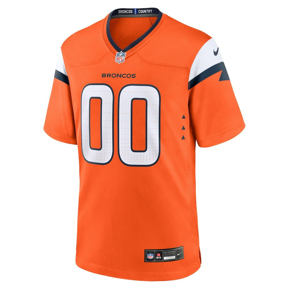 Nike Denver Broncos Mile High Collection Custom Game Jersey Orange