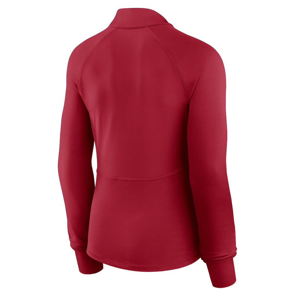 Fanatics San Francisco 49ers Women's Elements Quarter-Zip Jacket Scarlet