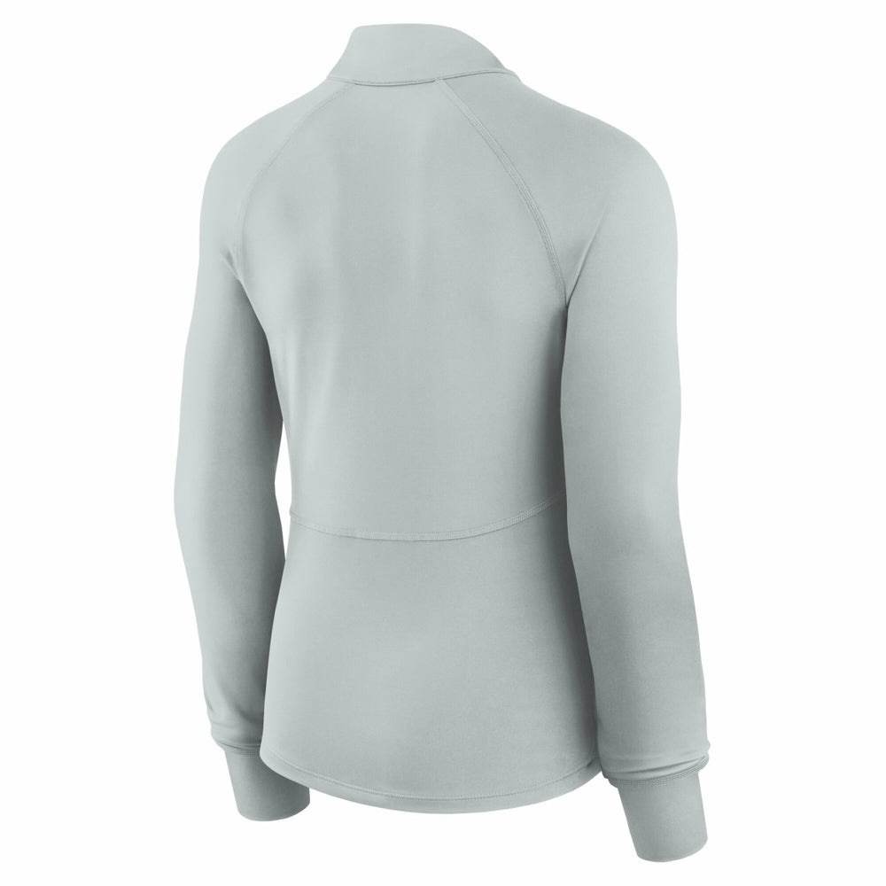 Fanatics Detroit Lions Women's Elements Raglan Quarter-Zip Jacket Gray