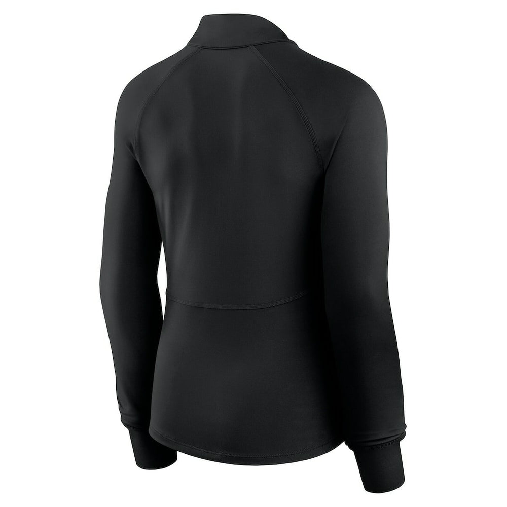 Fanatics Cincinnati Bengals Women's Elements Raglan Quarter-Zip Jacket Black