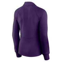 Fanatics Minnesota Vikings Women's Elements Raglan Quarter-Zip Jacket Purple