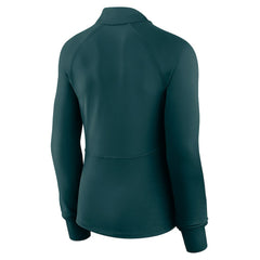 Fanatics Philadelphia Eagles Women's Elements Quarter-Zip Jacket Midnight Green