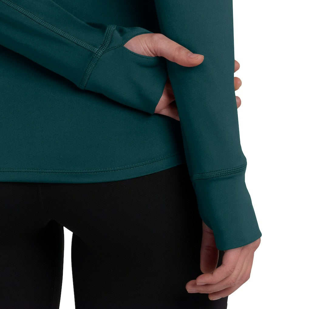 Fanatics Philadelphia Eagles Women's Elements Quarter-Zip Jacket Midnight Green