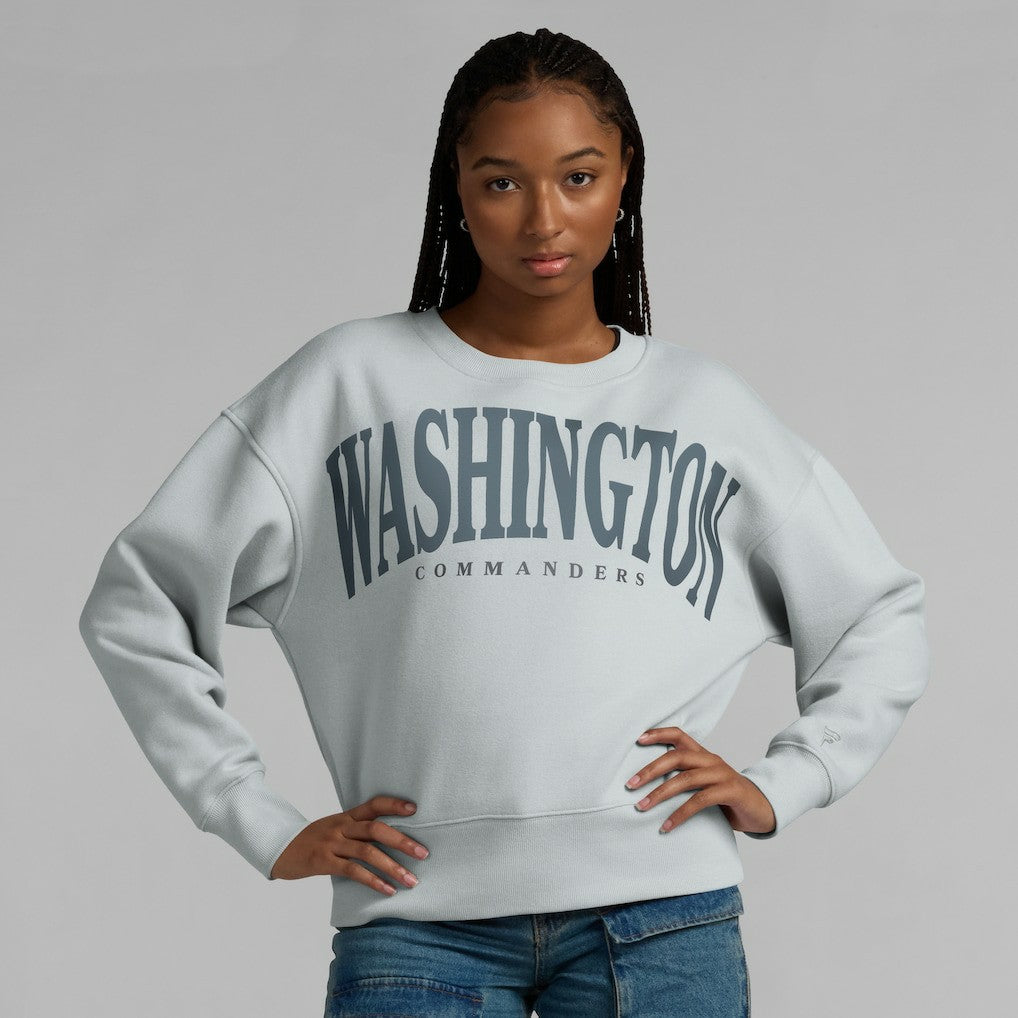 Fanatics Washington Commanders Women's Elements Pullover Sweatshirt Gray