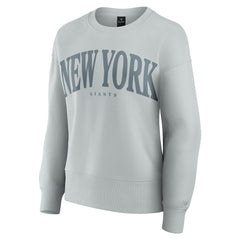Fanatics New York Giants Women's Elements Pullover Sweatshirt Gray