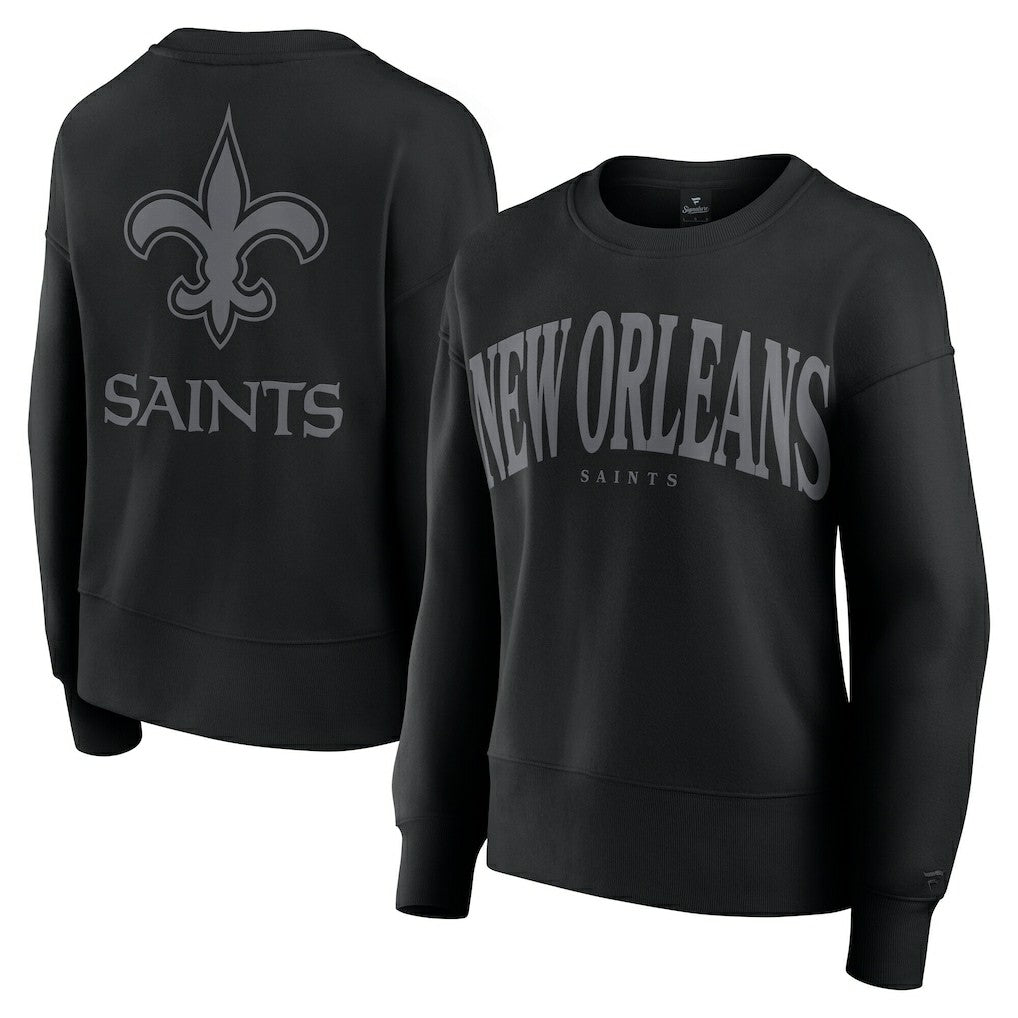 Fanatics New Orleans Saints Women's Elements Pullover Sweatshirt Black