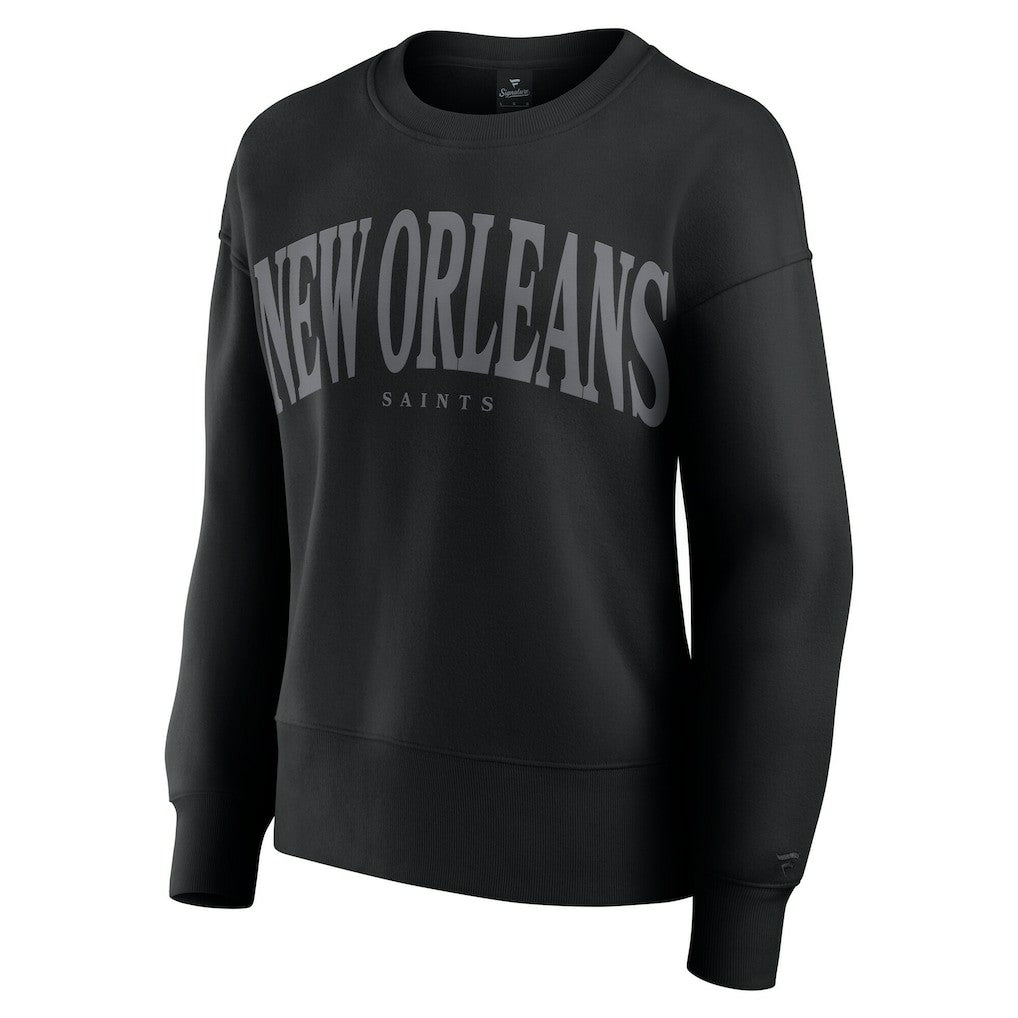 Fanatics New Orleans Saints Women's Elements Pullover Sweatshirt Black