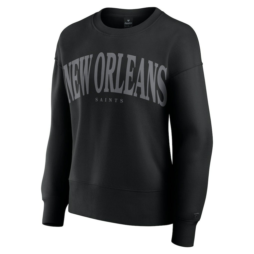 Fanatics New Orleans Saints Women's Elements Pullover Sweatshirt Black