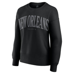 Fanatics New Orleans Saints Women's Elements Pullover Sweatshirt Black