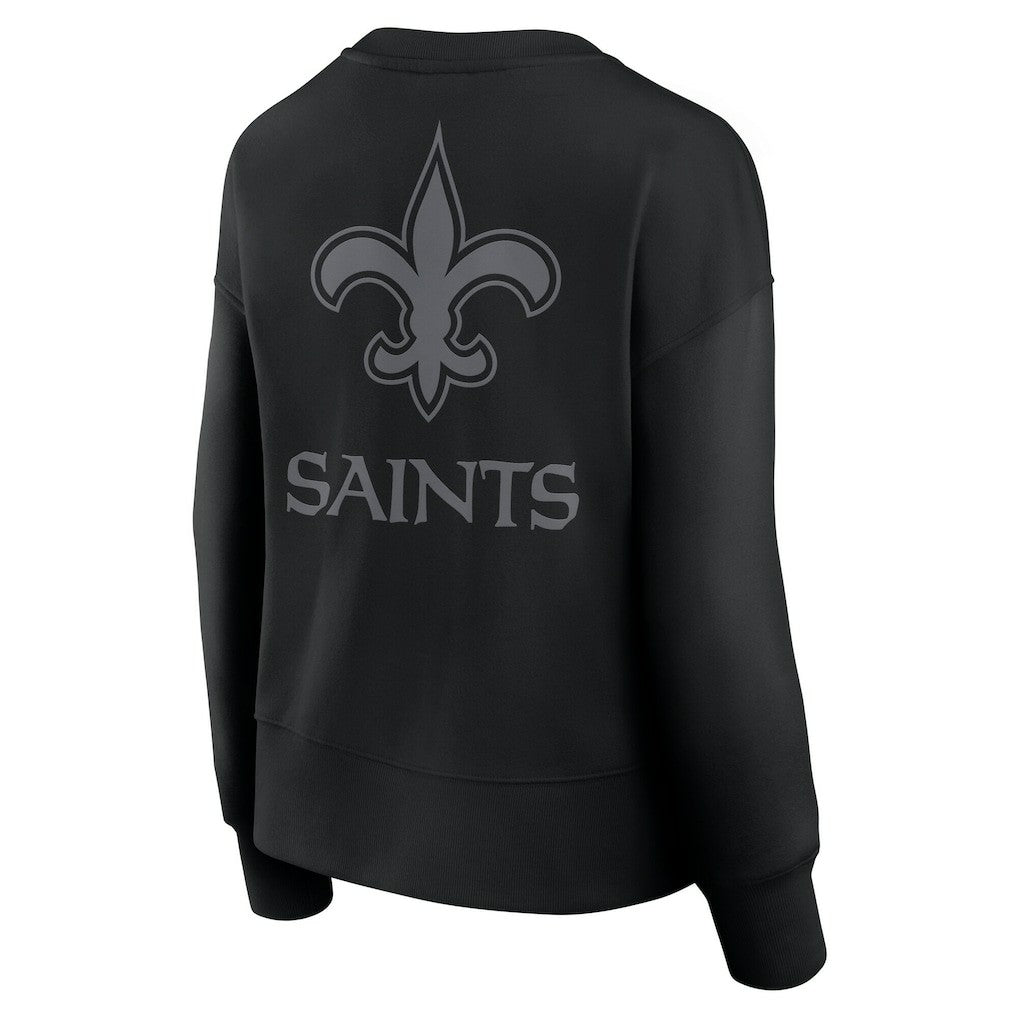 Fanatics New Orleans Saints Women's Elements Pullover Sweatshirt Black
