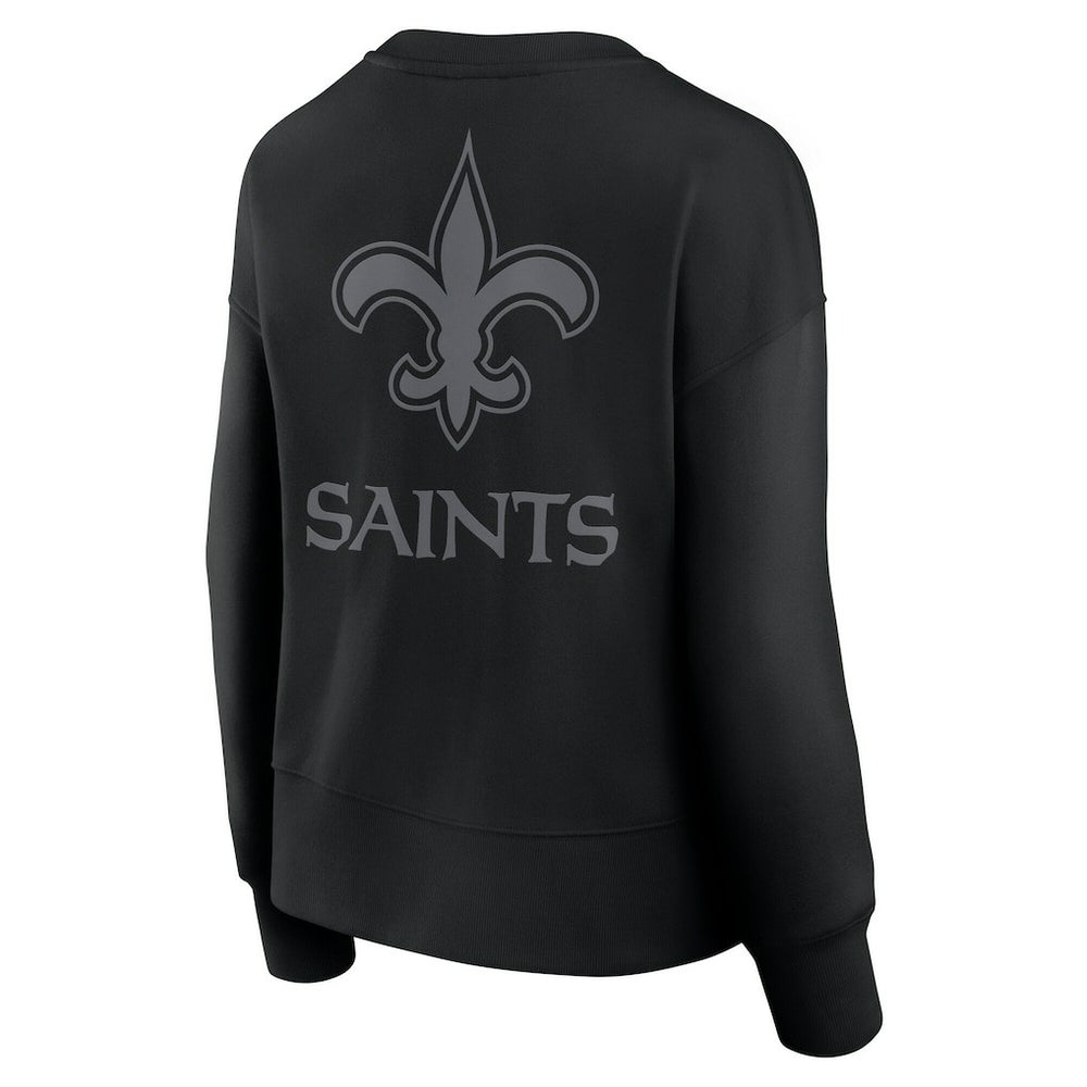 Fanatics New Orleans Saints Women's Elements Pullover Sweatshirt Black