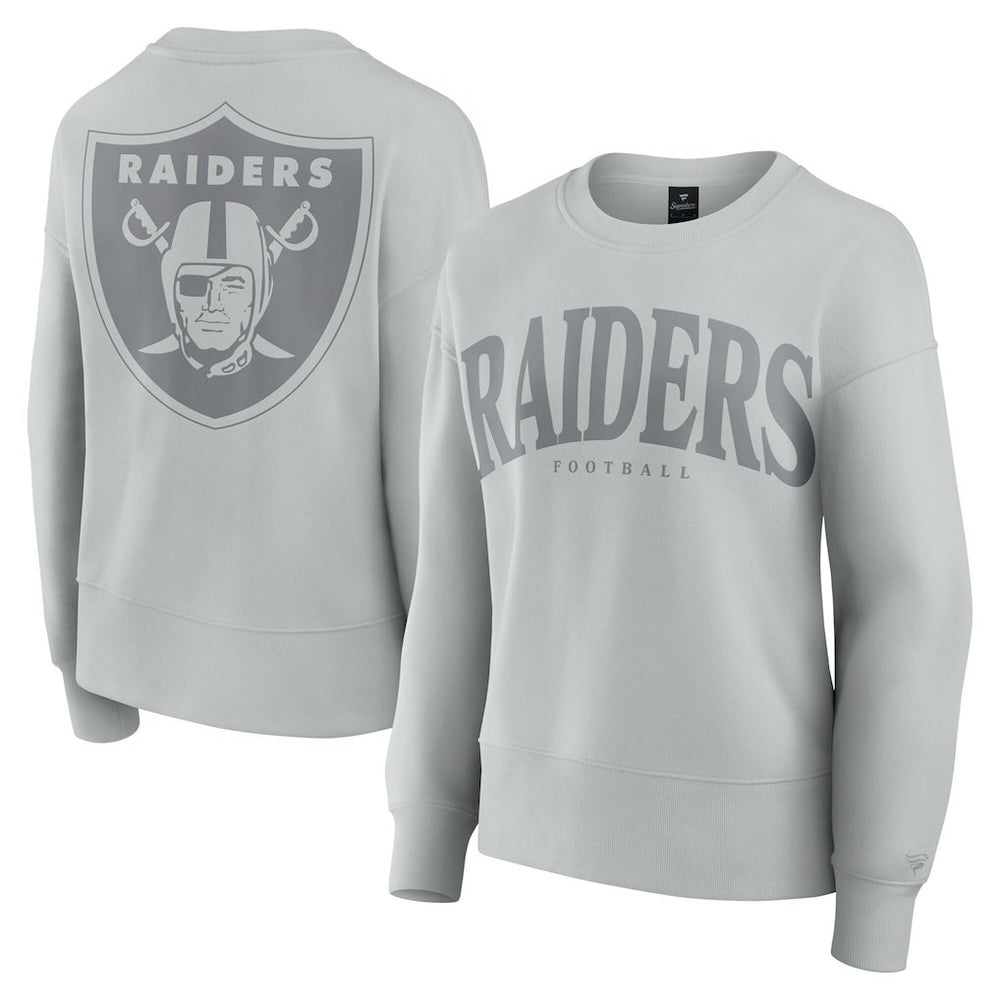 Fanatics Las Vegas Raiders Women's Elements Pullover Sweatshirt Gray