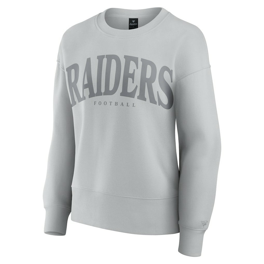 Fanatics Las Vegas Raiders Women's Elements Pullover Sweatshirt Gray
