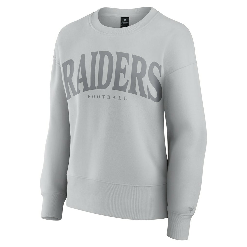 Fanatics Las Vegas Raiders Women's Elements Pullover Sweatshirt Gray