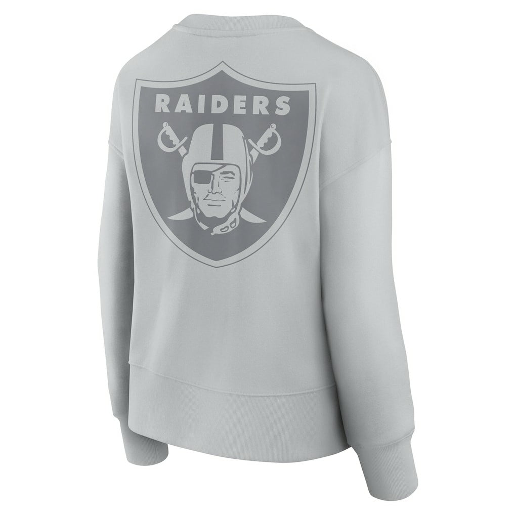 Fanatics Las Vegas Raiders Women's Elements Pullover Sweatshirt Gray