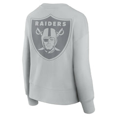 Fanatics Las Vegas Raiders Women's Elements Pullover Sweatshirt Gray