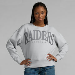 Fanatics Las Vegas Raiders Women's Elements Pullover Sweatshirt Gray