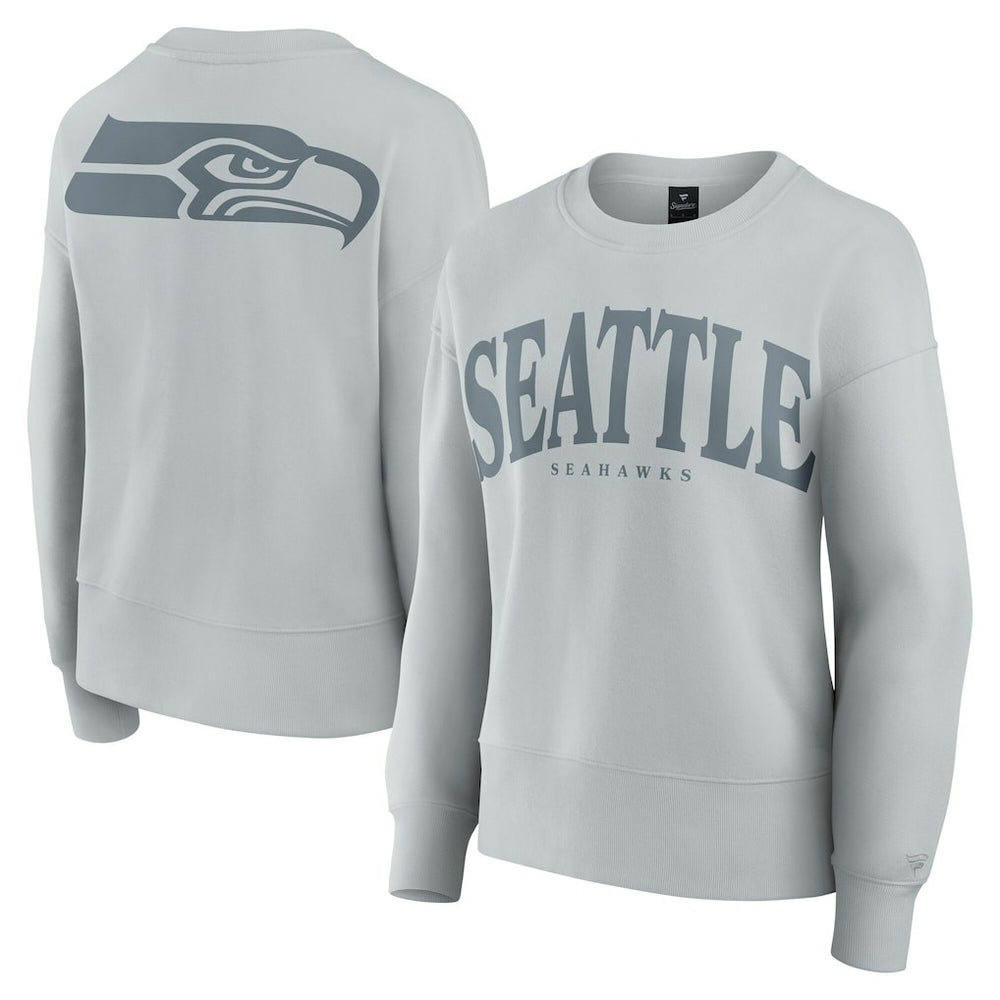 Fanatics Seattle Seahawks Women's Elements Pullover Sweatshirt Gray