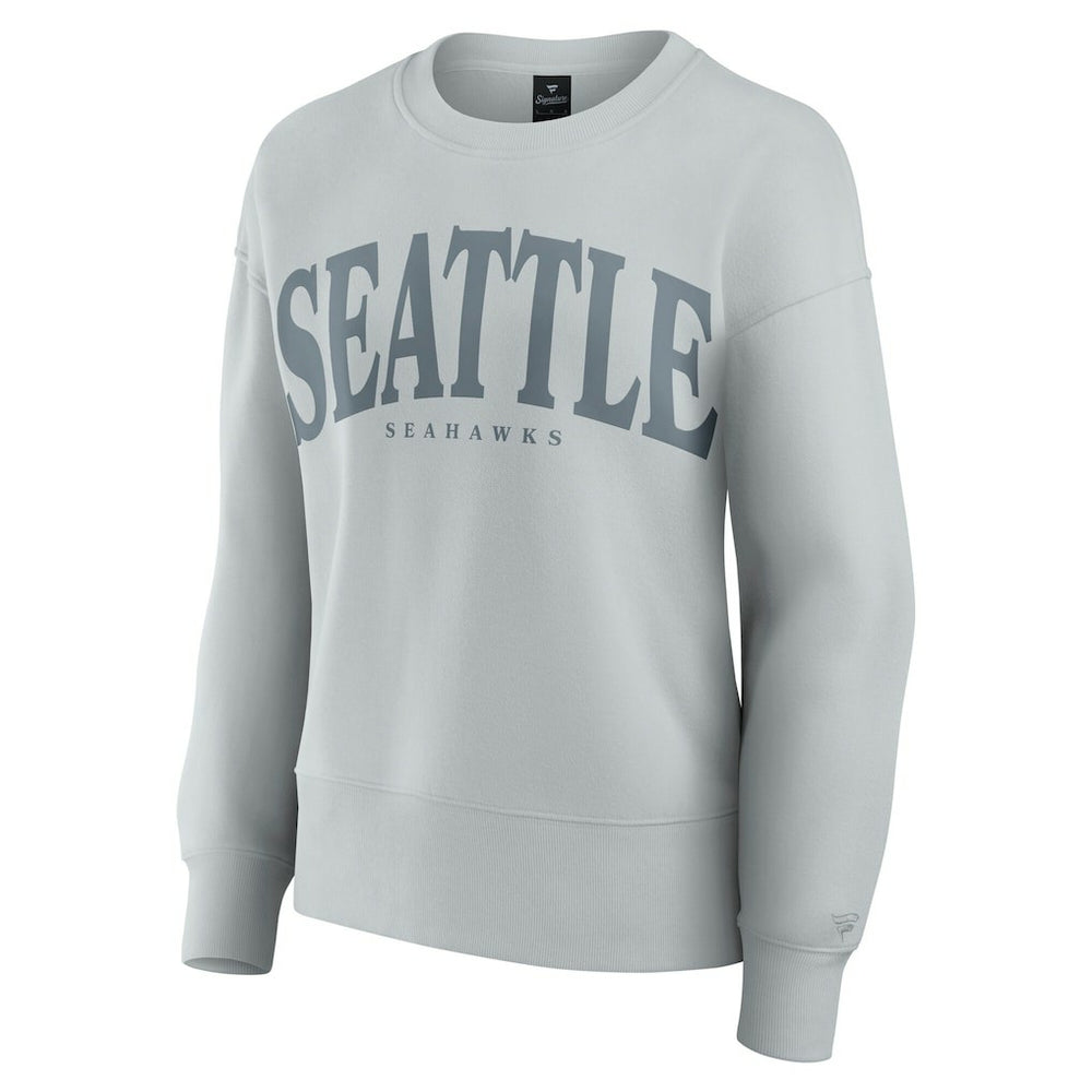 Fanatics Seattle Seahawks Women's Elements Pullover Sweatshirt Gray