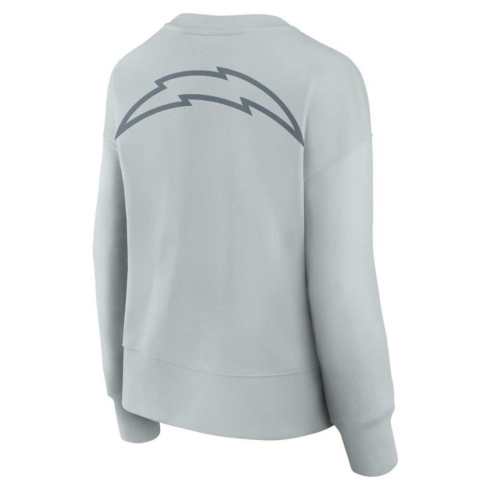 Fanatics Los Angeles Chargers Women's Elements Pullover Sweatshirt Gray