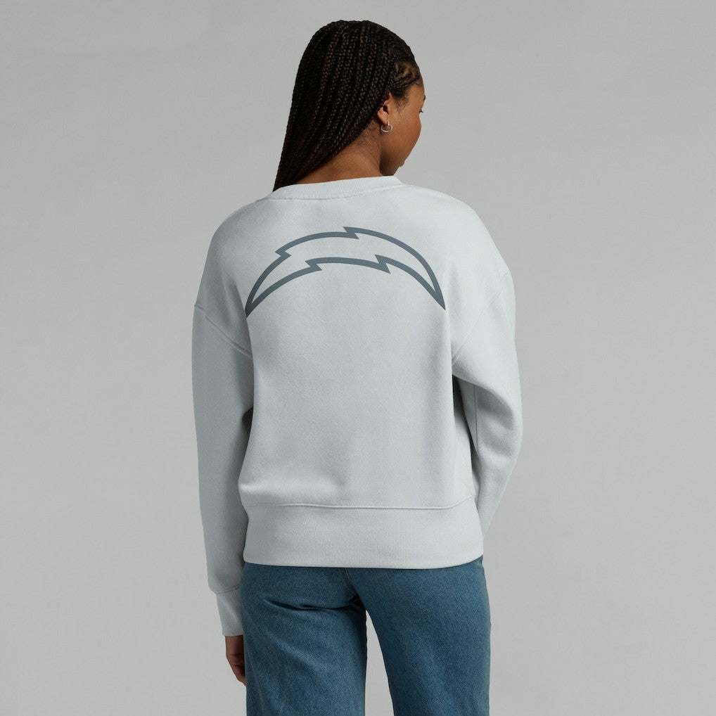 Fanatics Los Angeles Chargers Women's Elements Pullover Sweatshirt Gray
