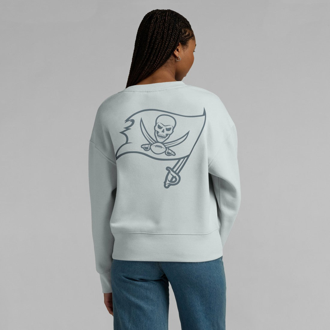 Fanatics Tampa Bay Buccaneers Women's Elements Pullover Sweatshirt Gray