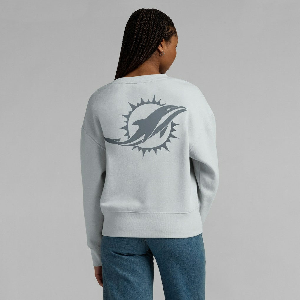 Fanatics Miami Dolphins Women's Elements Pullover Sweatshirt Gray