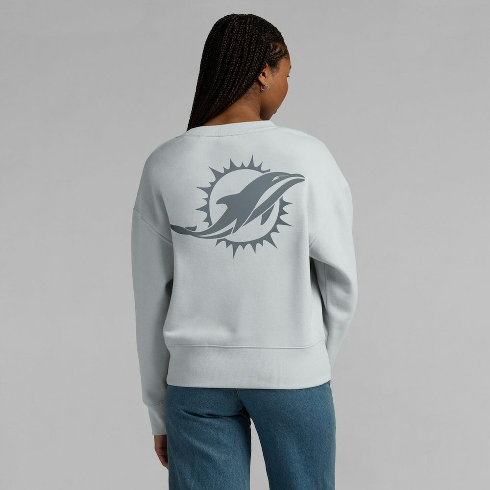 Fanatics Miami Dolphins Women's Elements Pullover Sweatshirt Gray