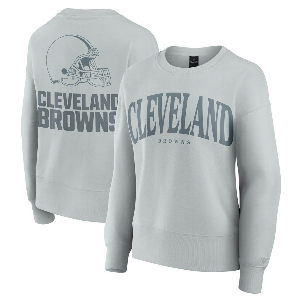 Fanatics Cleveland Browns Women's Elements Pullover Sweatshirt Gray