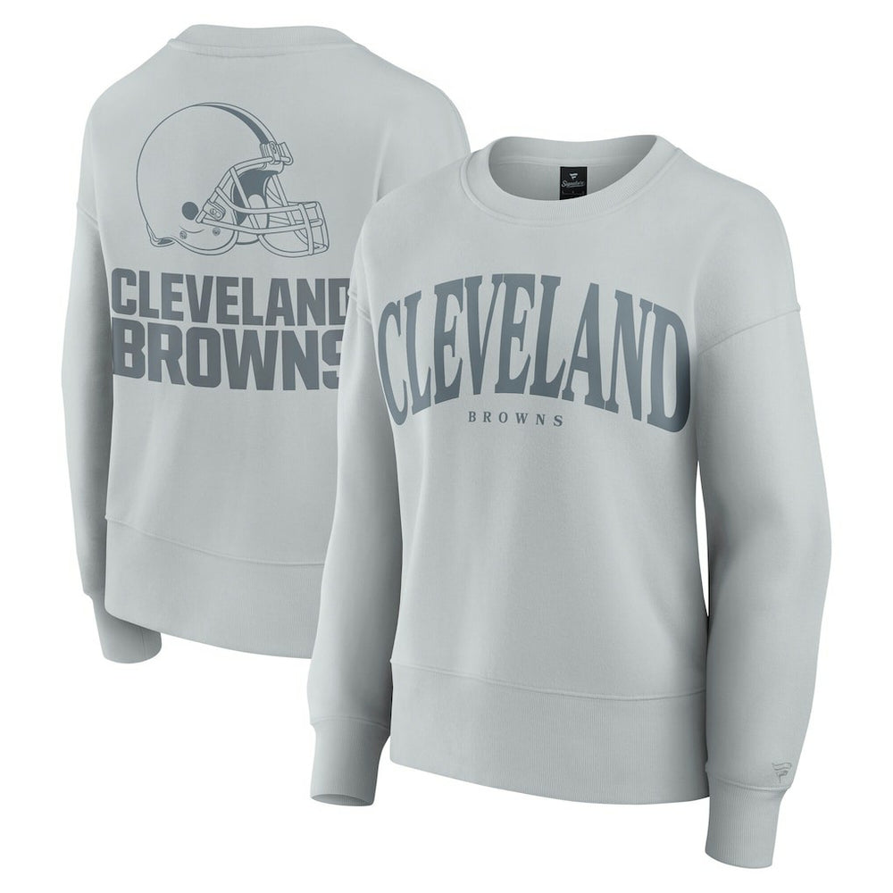 Fanatics Cleveland Browns Women's Elements Pullover Sweatshirt Gray