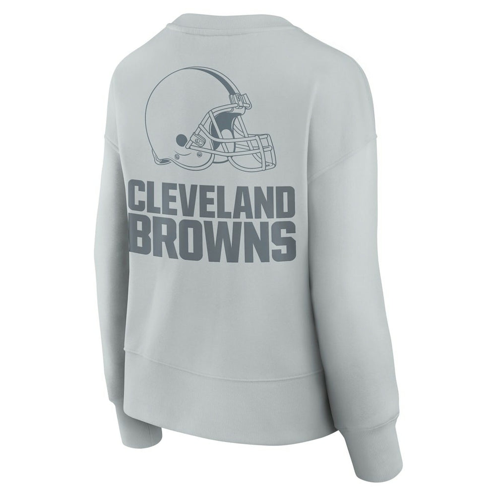 Fanatics Cleveland Browns Women's Elements Pullover Sweatshirt Gray
