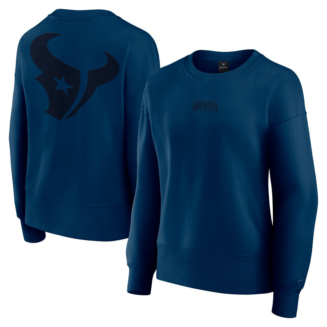 Fanatics Houston Texans Women's Elements Pullover Sweatshirt Navy