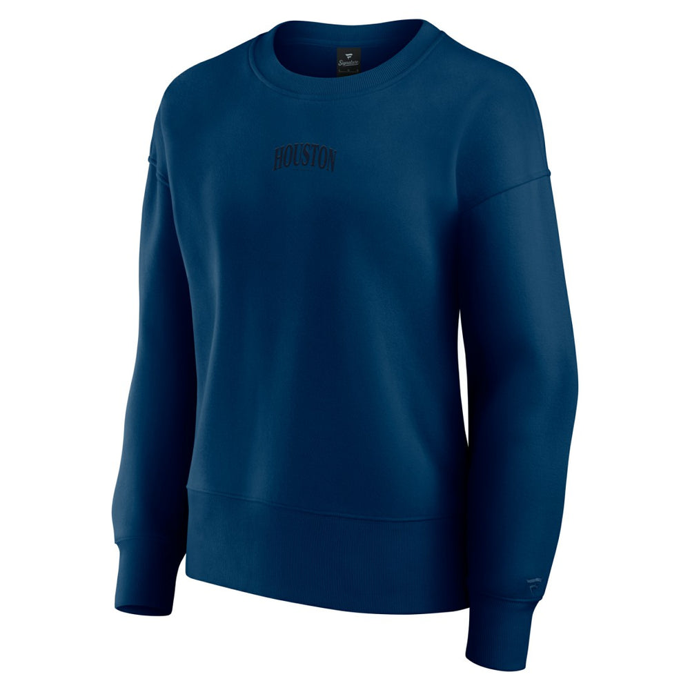Fanatics Houston Texans Women's Elements Pullover Sweatshirt Navy